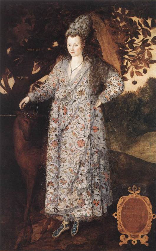 GHEERAERTS, Marcus the Younger (1562-1636 ) - 1590 retrato de senhora