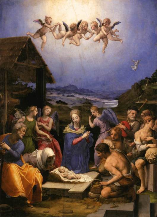 BRONZINO, Agnolo Adoration of the Shepherds 1539-40