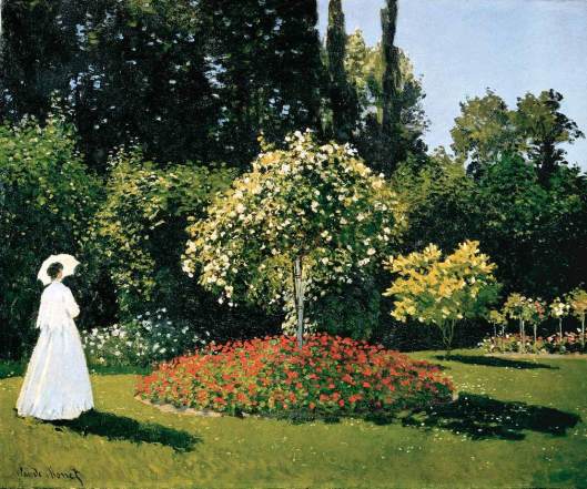 Monet - mulher no jardim 1866