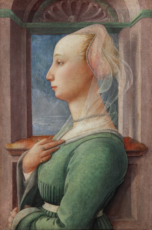 Fra Filippo Lippi -  rapariga de perfil 1440-42