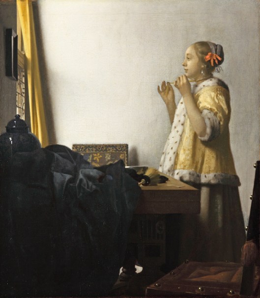Vermeer - Mulher com colar de pérolas 1662-64