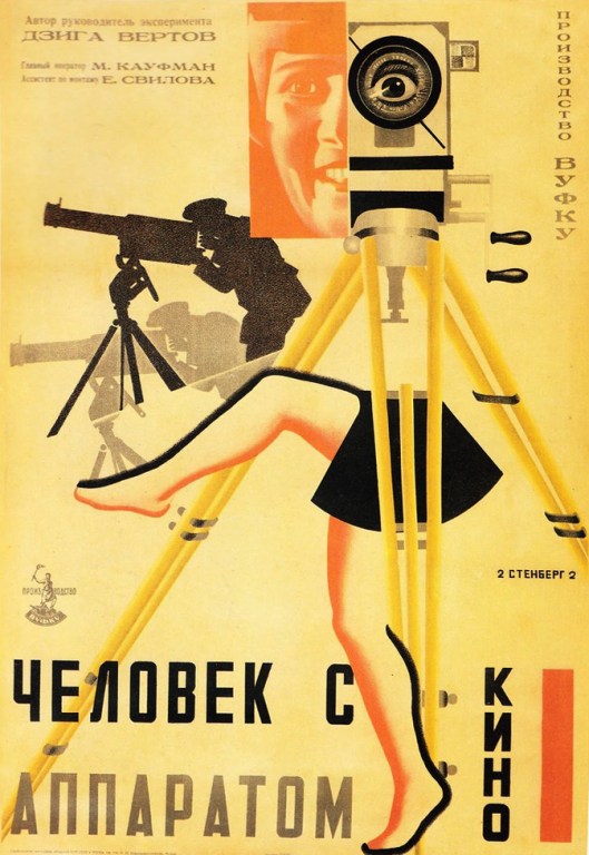 O homem da maquina de filmar 1929