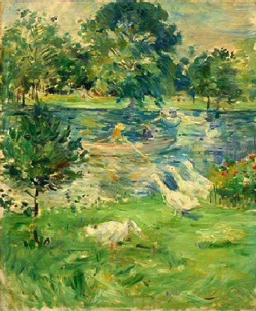 Morisot_Berthe-Girl_in_a_Boat_with_Geese