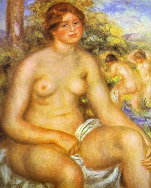 Renoir_Pierre-Auguste-Seated_Bather-1914-II