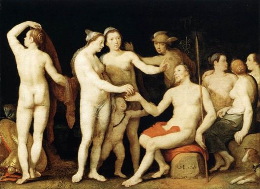 4 Cornelis Cornelisz. van Haarlem -O Julgamento de Páris - 1628