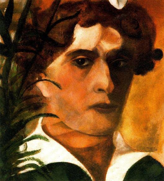 Chagall_Marc-Self-portrait_with_White_Neck 1914