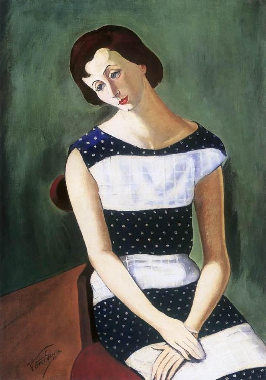 Geza Voros - Mulher sentada