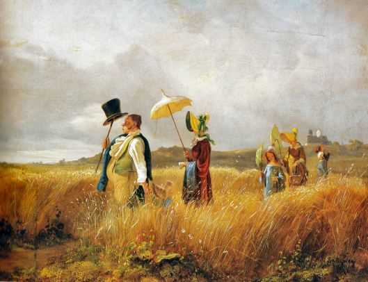 Carl_Spitzweg - Passeio ao campoA