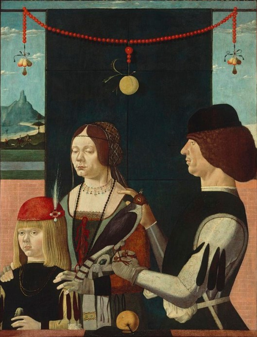 Mestre de Ferrara retrato de familia 1480 Munique A
