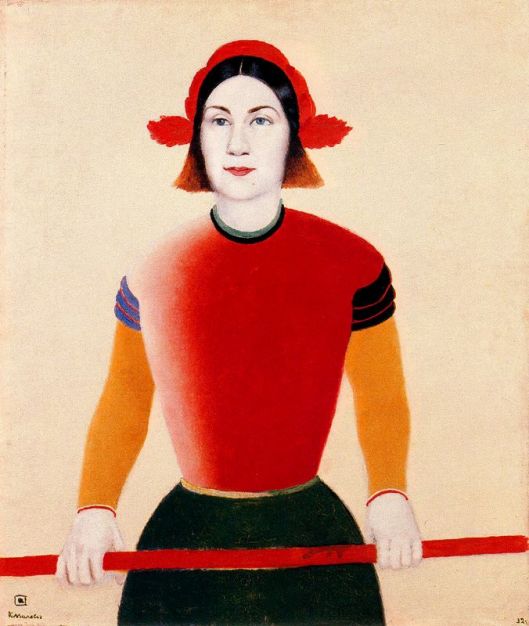 Mulher com pau vermelho 1932-33