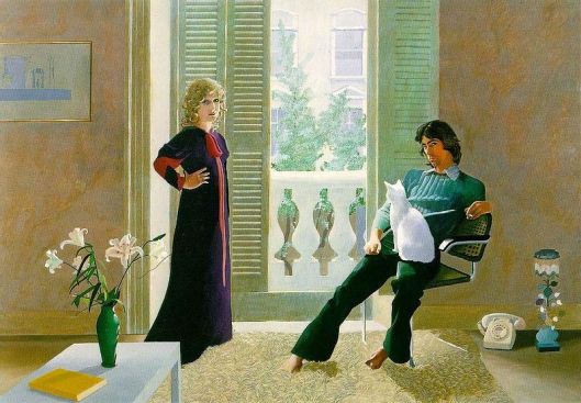 David Hockney (1937) - Mr. and Mrs. Clark and Percy - 1970-71