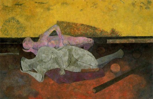 Tamayo Rufino - Duas mulheres em repouso 1984