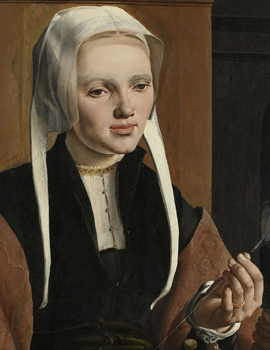 Maarten van Heemskerck (1498–1574) Portraits of a Couple possibly Pieter Gerritsz Bicker and Anna Codde Haarlem oil on panel 1529 B 600