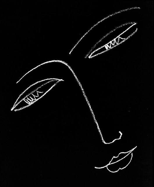 Matisse - Rosto de mulher 1935 invert