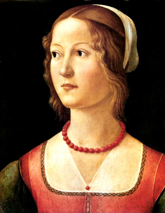 Domenico GHIRLANDAIO - retrato de uma jovem - colecção Gulbenkian 600px