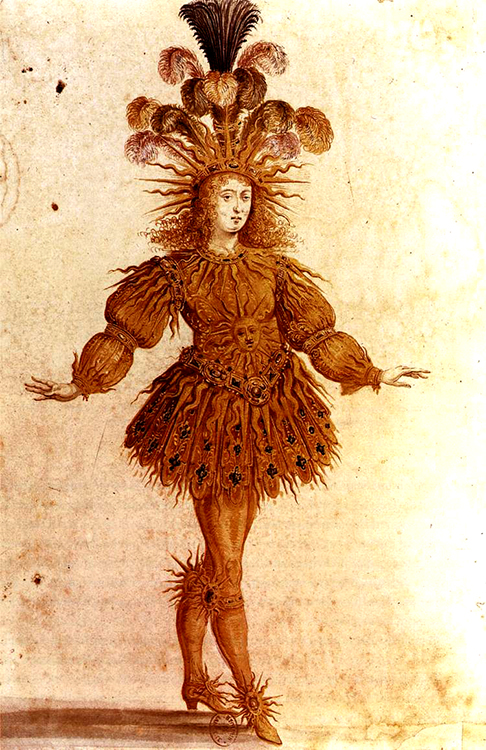Henri GISSEY - Luis XIV com Apolo no Ballet de la nuit 1653 480px