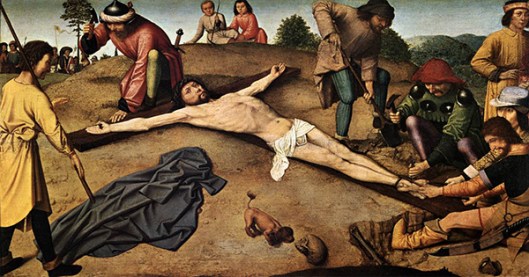 3 Gerard DAVID - Cristo pregado na cruz - 1480 600px