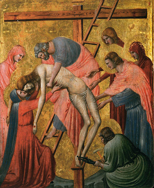 Pietro da Rimini (1300-1350) - Descida da cruz 1325-1330 500px