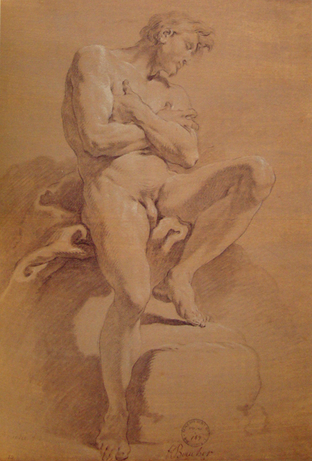 Boucher - Homem sentado com braços cruzados 450px