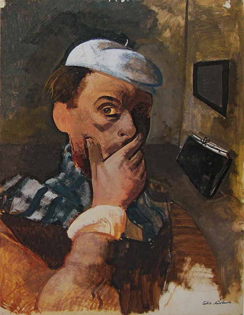 Felix Nussbaum 1 - Auto-retrato no atelier 1938 500px